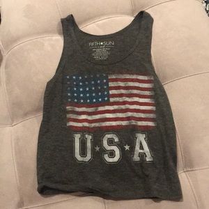 USA crop top